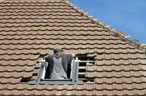 Pose de velux - Escamps